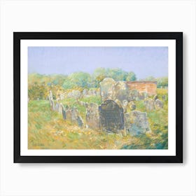 Colonial Graveyard At Lexington, Frederick Childe Hassam Art Print