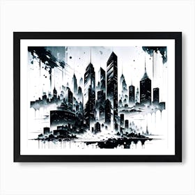 Cityscape 41 Art Print