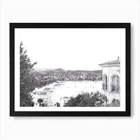 View From A Hill Art Print