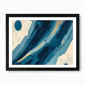 Blue Wave 10 Art Print