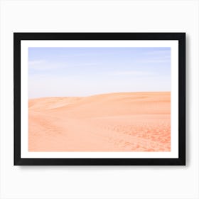 Sandy Desert Landscape 2 Art Print