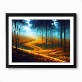 Forest Path 5 Art Print