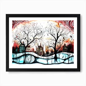 Winter Light - Winter Landscape Art Print