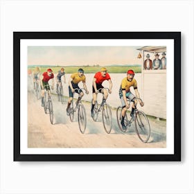 A Red Hot Finish, John Cameron Art Print