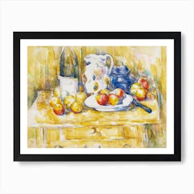 Apples On A Sideboard (1900–1906), Paul Cézanne Art Print
