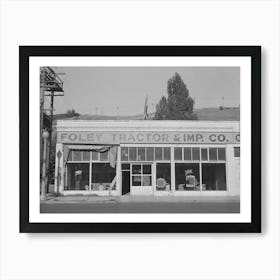 Farm Machinery For Sale, Colfax, Washington By Russell Lee Art Print