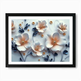 Flowers In A Vase 3 Art Print