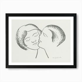 Lovers (1926), Mikuláš Galanda Art Print