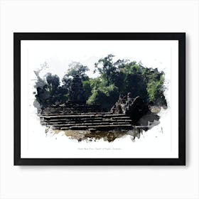 Preah Neak Poan, Temples Of Angkor, Cambodia Art Print