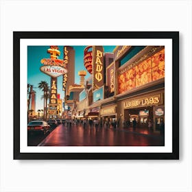 Las Vegas BLVD Art Print