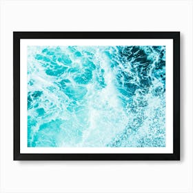 Perfect Sea Waves Art Print