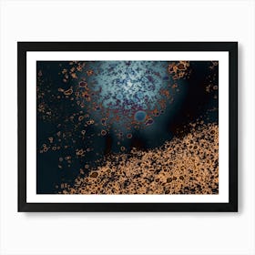 Alcohol Ink Light In Space Art Print