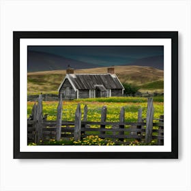 Old House In The Countryside Art Print