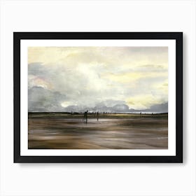 Sunday Beach Art Print