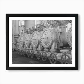 Stills, Valves, Oil Refinery, Seminole, Oklahoma By Russell Lee Art Print