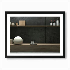 Shelf With A Vase Art Print