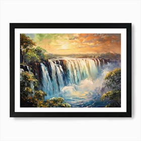 Victoria Falls 1 Art Print