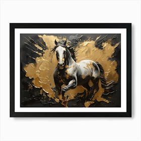 Horse Painting Art Print