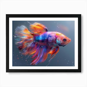 Siamese Catfish Art Print