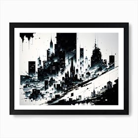 Cityscape 59 Art Print