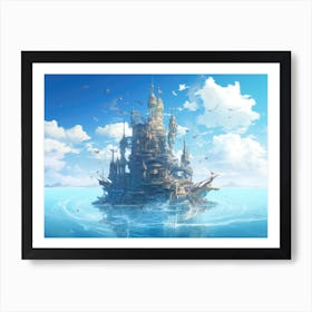 Castle In The Sky Art Print