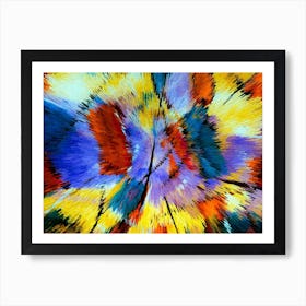 Acrylic Extruded Painting 106 Art Print