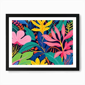 Tropical Leaves 2 Art Print