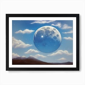 Moon In The Sky 1 Art Print