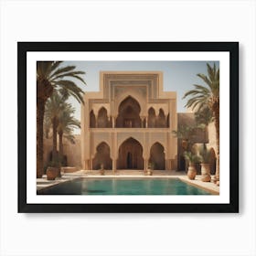 Arabic architectural 5 Art Print