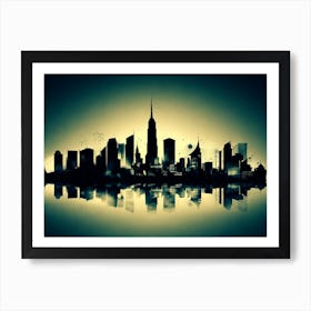 New York City Skyline 46 Art Print