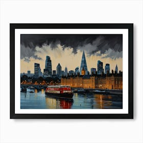 London Skyline Art Print