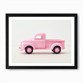 Toy Car Pink Truck Art Print