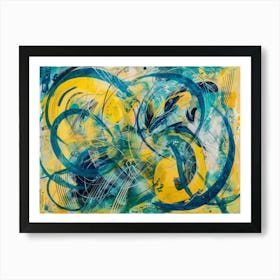 Abstract Painting 1064 Art Print