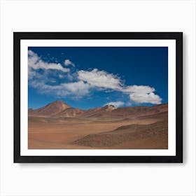 Clouds Over The Desert Art Print
