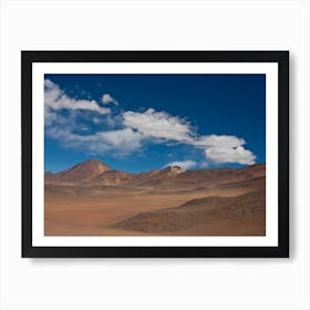 Clouds Over The Desert Affiche