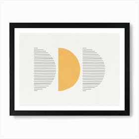 Abstract Art - Yellow 01 Art Print