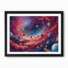 Eternity In Space Art Print