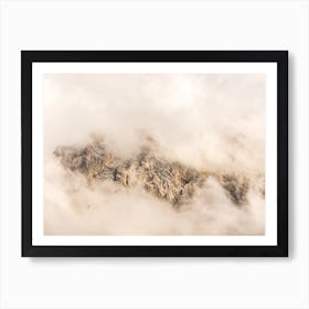 Clouds And Mountains In Austria Art Print