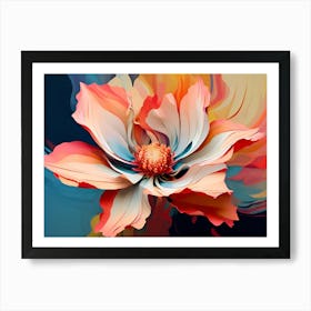 Abstract Flower 3 Art Print