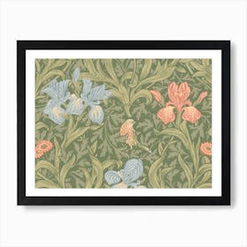 Iris Wallpaper, William Morris Art Print