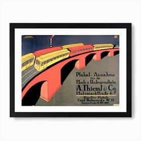 Collecting Point For Over And Underground Railways Art Print