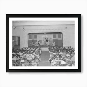 Untitled Photo, Possibly Related To Schoolchildren Watching Senior Class Play, San Augustine, Texas By Russell Art Print