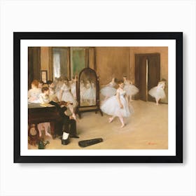 The Dancing Class, Edgar Degas Art Print