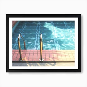 Summertime Swimming Pool Art Print