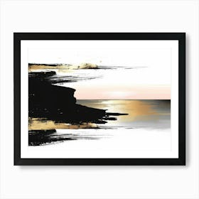 Sunset On The Beach 25 Art Print