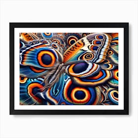 Psychedelic Butterfly Art Print