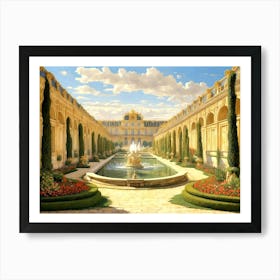 The Gardens Of Versailles Art Print