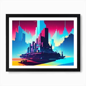 Cityscape 17 Art Print