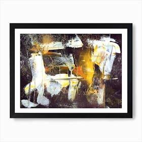 Painting Abstract Illustration Energy Power In Modern Style 01 Art Print