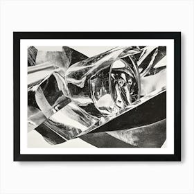 'Silver Sculpture' Art Print